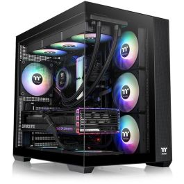 Thermaltake View 380 TG ARGB Black Midi Tower PC Negro con Vidrio Templado y Iluminación ARGB para Gaming
