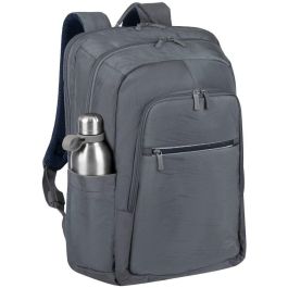 Rivacase Alpendorf 7569 Mochila urbana para portátil 17.3" gris de poliéster reciclado, resistente al agua