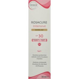 Rosacure Intensive Cremcolor Emulsión de Día con Color Facial SPF30, Tratamiento Anti-Rojeces Rosácea Tono Light 30 ml
