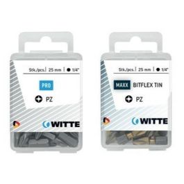 Juego de puntas WITTE PZ 2 BITFLEX TIN Pozidriv PZ2 5 Unidades