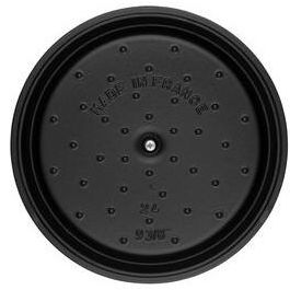 Staub La Cocotte Redonda 24cm Hierro Fundido - Negro