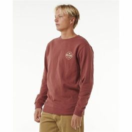 Sudadera sin Capucha Hombre Rip Curl Stapler Crew Marrón