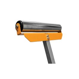 Toughbuilt Tb-s200 Soporte de Rodillo Ajustable 68-110 cm con Rodillos de Acero Galvanizado, Plegable y Tubo de 50mm