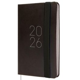 Finocam F2-82x127 mm Svh Agenda Flexi Lisa Tapa Blanda Negro 2026 con goma elástica y cinta punto, esquinas microperforadas Precio: 6.50000021. SKU: B1KBSQFDMF