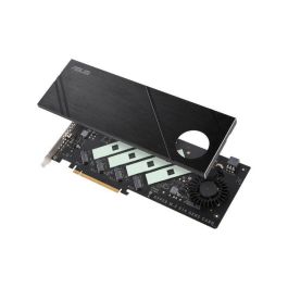 Asus Hyper M.2 x16 Gen5 Card Tarjeta PCIe 5.0 x16, 4 x M.2 slots, Soporte RAID, 512Gbps