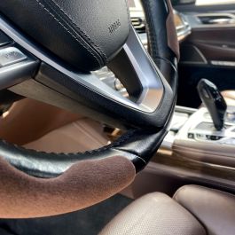 Occ Sport OCCFV0003 Funda de Volante Coche Marrón 2 Piezas Universal 35-40cm ABS Terciopelo Antideslizante Comodidad y Protección Occ Sport OCCFV0003 Funda de Volante Coche Marrón 2 Piezas Universal 35-40cm ABS Terciopelo Antideslizante Comodidad y Protección