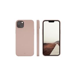 dbramante1928 Monaco iPhone 14 Plus Pink sand - Funda de silicona reciclada con MagSafe y protección 3 capas