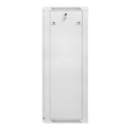 Lanberg WF01-6427-10S Armario Rack de Pared 27U para Redes y Servidores, Capacidad Máxima 60kg, Protección IP20, Color Blanco