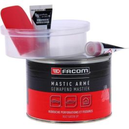 FACOM Masilla Reforzada Fibra de Vidrio para Protección Metal Anticorrosión 600 g