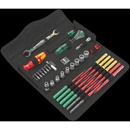 Wera 05135870001 Kraftform Kompakt W2 Wartung. Juego de 35 herramientas con llave y carraca