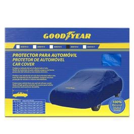 Good Year Funda Cubre Coche Talla XL GOD7016 Azul, Protección UV, Resistente al Agua, Lona Transpirable para Exterior e Interior