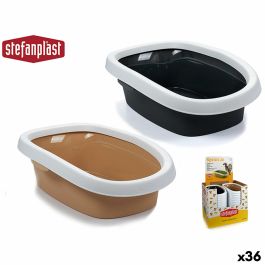 Arenero para Gatos Stefanplast PR403Q Beige Antracita Plástico 38,5 x 17 x 58 cm (36 Unidades) Precio: 226.59000023. SKU: B12Q4SMDG5