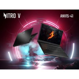 PC portátil para juegos -ACER -Nitro V 15 ANV15-41-R85W -15.6 FHD 144Hz IPS -Ryzen 5 7535HS -RAM 16GB -512GB SSD -RTX 4050 -Sin windows