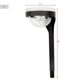 Set de estacas solares de jardín Aktive 2 Piezas Polipropileno 11 x 49 x 12 cm (4 Unidades) Set de estacas solares de jardín Aktive 2 Piezas Polipropileno 11 x 49 x 12 cm (4 Unidades)