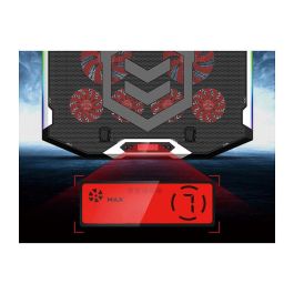 Conceptronic Thyia01B Base Refrigeración Portátil Gaming RGB 6 Ventiladores Ajustable hasta 17" Gris