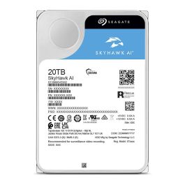 Seagate ST20000VE004 Disco Duro SkyHawk AI de 20TB 3,5" para Sistemas de Vigilancia