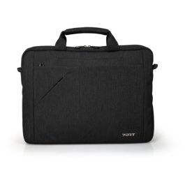 Port Designs 135172 Maletín Toploader ECO para Portátil 15.6" (15-16") Negro con Tirante para Hombro y Compartimento para Tablet