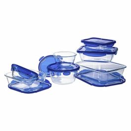 Pyrex 3426470278027 Juego de 7 Recipientes para Guardar Alimentos de Vidrio con Tapa Hermética Cook & Go Precio: 93.68999992. SKU: B17D7HHJ6L
