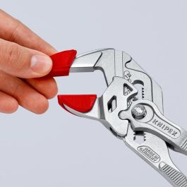 Knipex 86-250 Schonbacken (3 Pares) - Mordazas Protectoras de Plástico Rojo para Alicates Knipex 86 09 250 V01 (6 Piezas)