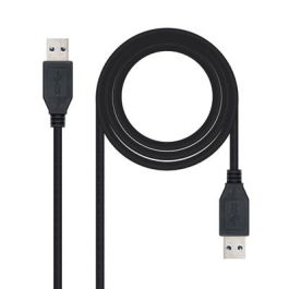 Nanocable Cable USB 3.0 Tipo A 1m Negro 5Gbps Modelo 10.01.1001-BK