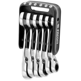 Facom 467BS.JP10PB Juego de 10 Llaves Combinadas de Carraca Corta en Maletín Portátil Precio: 174.78999945. SKU: B19HMKZ2BY