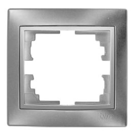 Solera Marco 1 elemento Europa empotrar plata 83x81mm ERP71AU