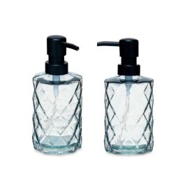 Berilo Dispensador de Jabón Negro Diamante 360 ml - Cristal y Plástico (12 Unidades) Berilo Dispensador de Jabón Negro Diamante 360 ml - Cristal y Plástico (12 Unidades)