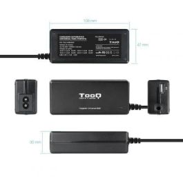 TooQ TQLC-65BS02AT Cargador Universal Portátil Automático 65W con 8 Conectores DC, Multivoltaje 18.5-20V y USB TooQ TQLC-65BS02AT Cargador Universal Portátil Automático 65W con 8 Conectores DC, Multivoltaje 18.5-20V y USB
