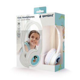 GEMBIRD Auricular y Casco MHP-JR-W Auriculares Alámbrico Diadema Música Blanco con Limitador de Volumen para Niños Precio: 9.5000004. SKU: S5614302