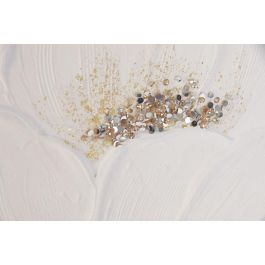 DKD Home Decor Cuadro Shabby Blanco 4.5 x 122 x 92 cm 2 Unidades