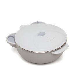KioKids Recipiente Térmico para Alimentos Bebé Acero Inoxidable Forma Oso 450ml con Ventosa Antivuelcos Gris +4 meses KioKids Recipiente Térmico para Alimentos Bebé Acero Inoxidable Forma Oso 450ml con Ventosa Antivuelcos Gris +4 meses