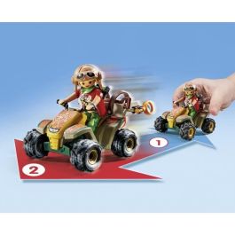 Playmobil Buscadores De Tesoros En La Jungla 71454 Aventuras con Quad y Mapa del Tesoro Set para Niños