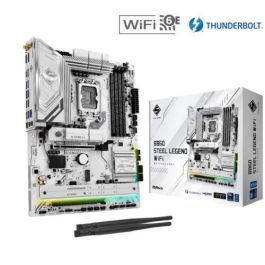 ASRock B860 Steel Legend WiFi, Intel LGA 1851, B860, DDR5, ATX - 90-MXBR30-A0UAYZ ASRock B860 Steel Legend WiFi, Intel LGA 1851, B860, DDR5, ATX - 90-MXBR30-A0UAYZ