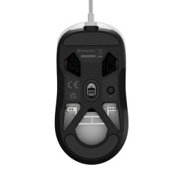 GENESIS Krypton 660 Ratón Gaming Óptico Ambidextro 12000 DPI, Ultraligero 49g, Cable USB Paracord, Huano Purple 90M Clicks, Blanco