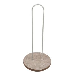 Portarrollo de Papel de Cocina Versa White Metal Acero Madera MDF (15 x 30 x 15 cm) Precio: 6.50000021. SKU: S3409638