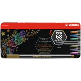 Stabilo Pen 68 Metallic Rotuladores C-Surtidos Metálicos Estuche De Metal 8 Ud Precio: 14.49999991. SKU: B1J6QP2X46