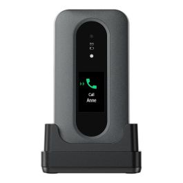 Doro Leva L30 Teléfono Concha Negro Blanco Dual SIM 4G 2MP 1150mAh IP54