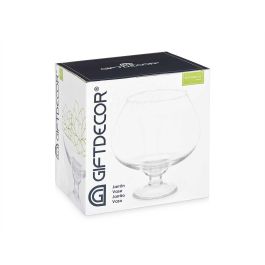 Giftdecor Jarrón de Cristal Copa Balón 26 cm, Transparente (4 Unidades) Giftdecor Jarrón de Cristal Copa Balón 26 cm, Transparente (4 Unidades)