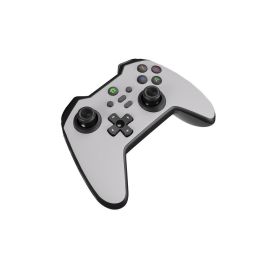 GENESIS Mangan 400 Gamepad Inalámbrico Bluetooth Blanco para PC, Switch, Android, iOS. Precisión, Vibración, Joysticks Analógicos