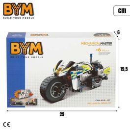 Juego construccion moto policia retrofriccion 193 piezas. 7x19x9 cm Juego construccion moto policia retrofriccion 193 piezas. 7x19x9 cm