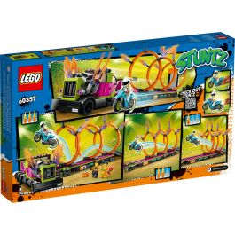 LEGO City Desafío Acrobático: Camión y Anillos de Fuego, Juego de Construcción 479 Piezas, 6+ Años