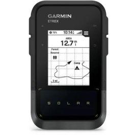 Garmin eTrex Solar GPS de Mano con Carga Solar, Negro/Gris