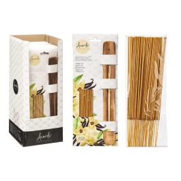 Set 50 Barras Incienso Vainilla con Soporte de Madera - Acorde 12x29.5x2 cm (24 Unidades) Set 50 Barras Incienso Vainilla con Soporte de Madera - Acorde 12x29.5x2 cm (24 Unidades)