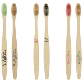 Cosmetic Club Juego 2 Cepillos Dientes Bambú Suaves Ecológicos