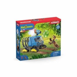 Schleich 42604 Vehículo de Captura de Dinosaurios - Set Campo de Dinosaurios