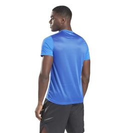 Camiseta de Manga Corta Hombre Reebok Workout Ready Activchill Azul XS