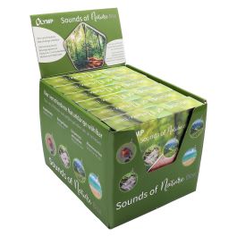 Olympia Sound of Nature Box - Caja de Sonidos de la Naturaleza, 4 Modos de Sonido, Color Blanco, 135x130x30 mm