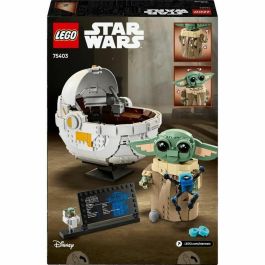 LEGO 75403 Star Wars: The Mandalorian Set de Construcción Grogu y su Cochecito para +10 años