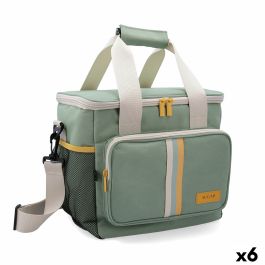 Bolsa Térmica Quid Sugar Verde 28 x 22 x 26 cm (6 Unidades)