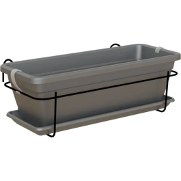 Artevasi Jardinera de balcón Venezia kit 50cm antracita 50 x 19,5 x h16,3 cm 1,13l Precio: 28.49999999. SKU: B1KBQ4LRET